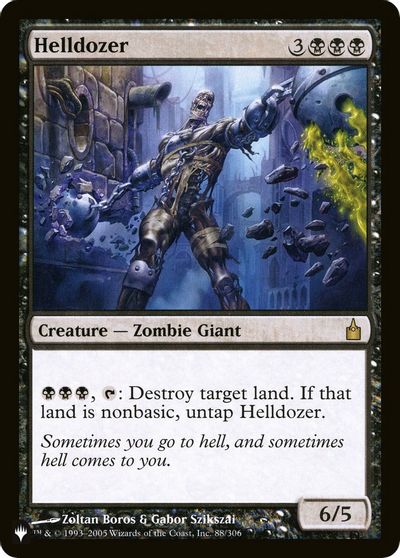 Helldozer card art