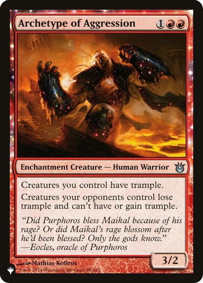 Archetype of Aggression card art