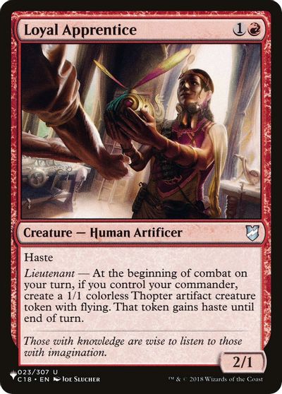 Loyal Apprentice card art