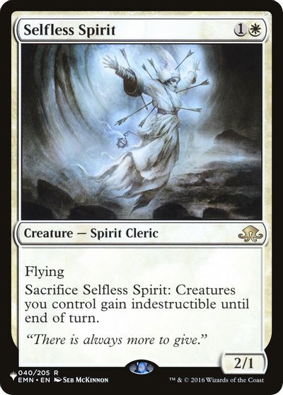 Selfless Spirit card art