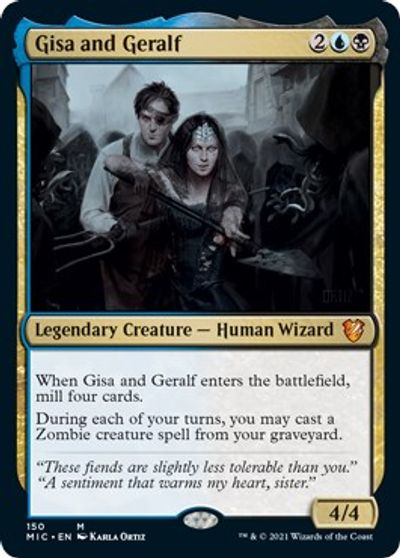 Gisa and Geralf card art