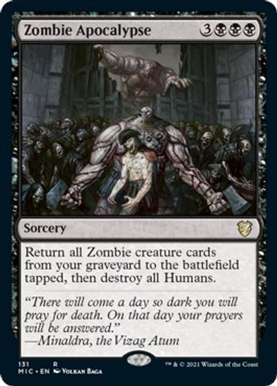 Zombie Apocalypse card art