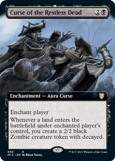 Curse of the Restless Dead (Extended Art) card art