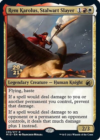 Rem Karolus, Stalwart Slayer card art
