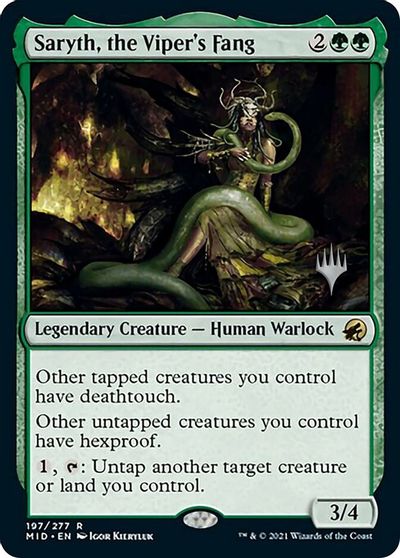 Saryth, the Viper's Fang card art