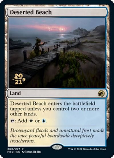 Deserted Beach card art