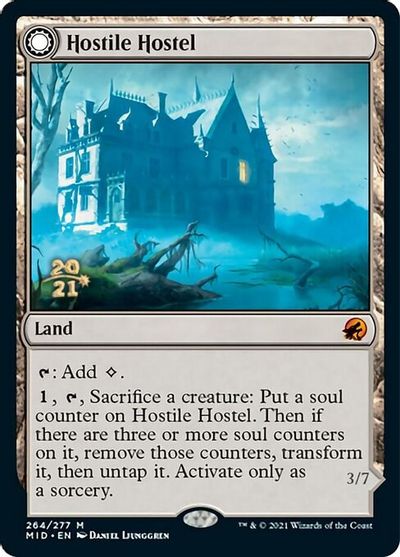 Hostile Hostel card art