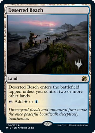 Deserted Beach card art