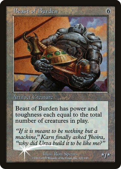 Beast of Burden (No Date) card art