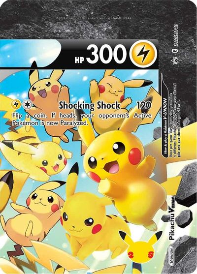 Pikachu V-Union - SWSH140 card art