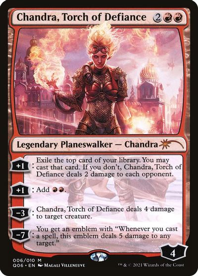 Chandra, Torch of Defiance card art
