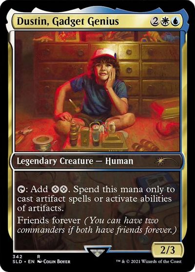 Dustin, Gadget Genius card art