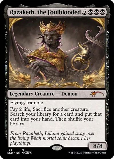 Razaketh, the Foulblooded card art