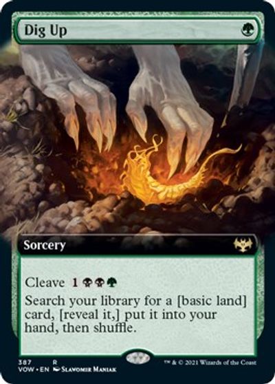 Dig Up (Extended Art) card art