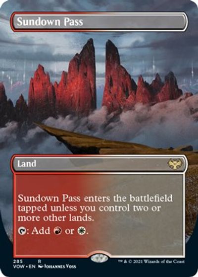 Sundown Pass (Borderless) card art