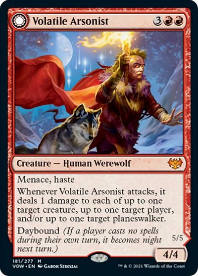 Volatile Arsonist card art