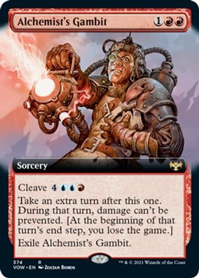Alchemist's Gambit (Extended Art) card art