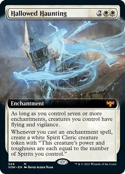 Hallowed Haunting (Extended Art) card art