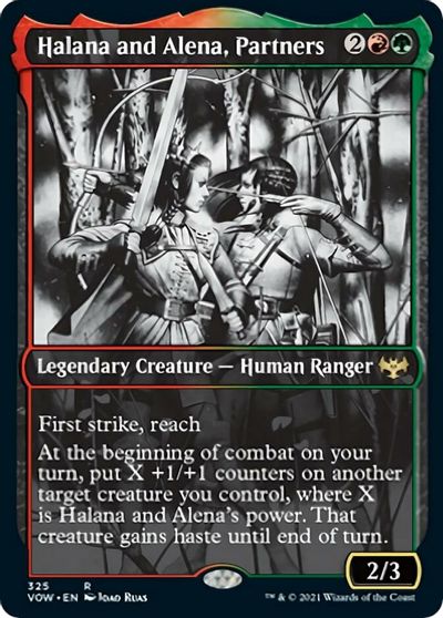 Halana and Alena, Partners (Showcase) card art