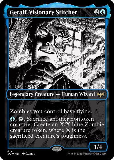 Geralf, Visionary Stitcher (Showcase) card art