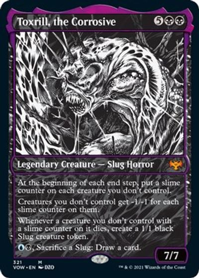 Toxrill, the Corrosive (Showcase) card art