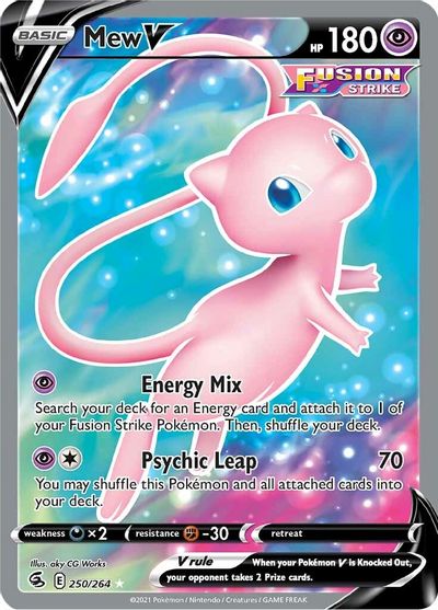 Mew V (Full Art) card art