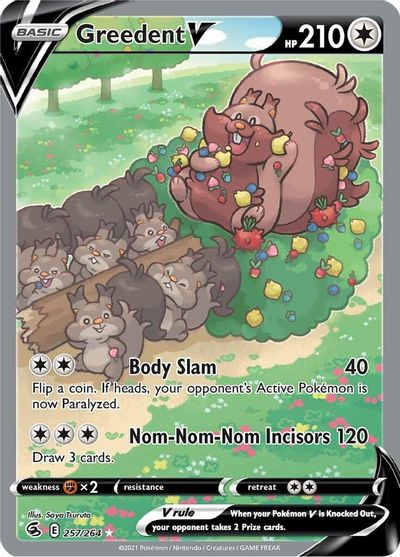 Greedent V (Alternate Full Art) card art