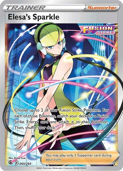 Elesa's Sparkle (Full Art) card art
