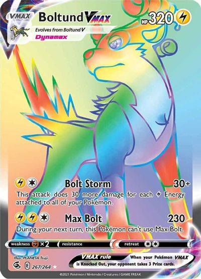 Boltund VMAX (Secret) card art