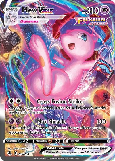 Mew VMAX (Alternate Art Secret) card art