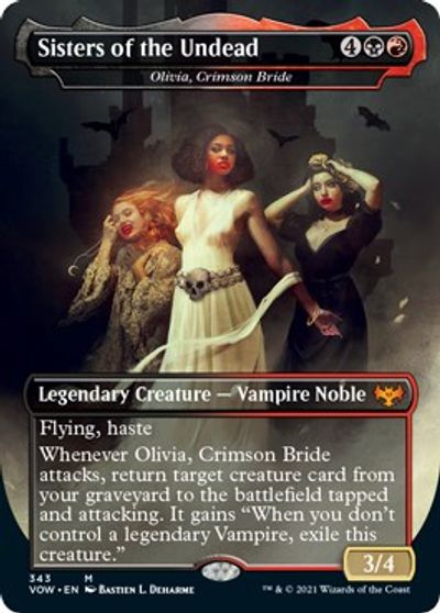 Sisters of the Undead - Olivia, Crimson Bride card art