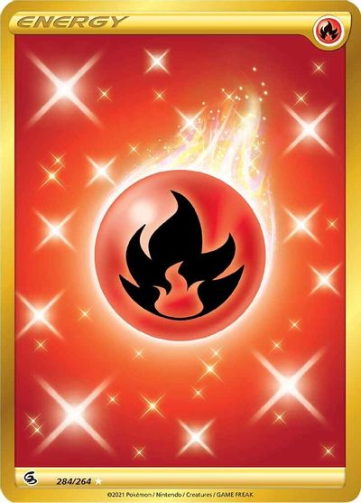Fire Energy (Secret) card art