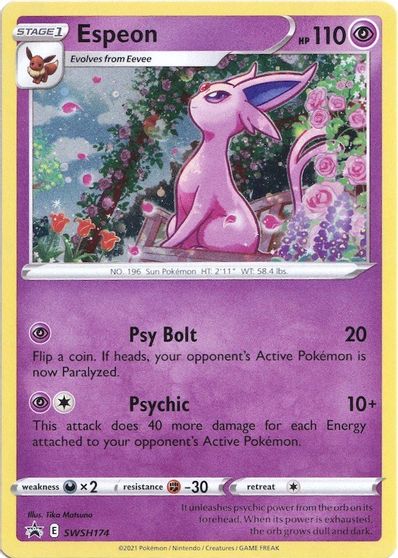 Espeon - SWSH174 card art