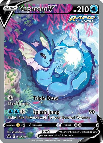 Vaporeon V - SWSH181 card art