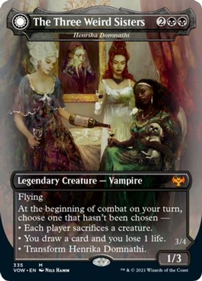 The Three Weird Sisters - Henrika Domnathi card art