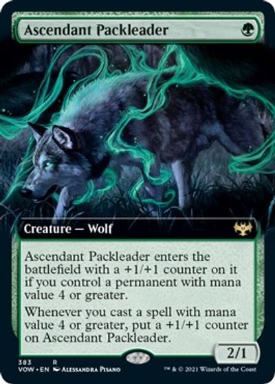 Ascendant Packleader (Extended Art) card art