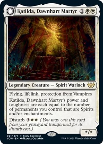 Katilda, Dawnhart Martyr card art
