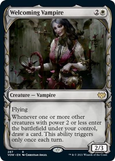 Welcoming Vampire (Showcase) card art