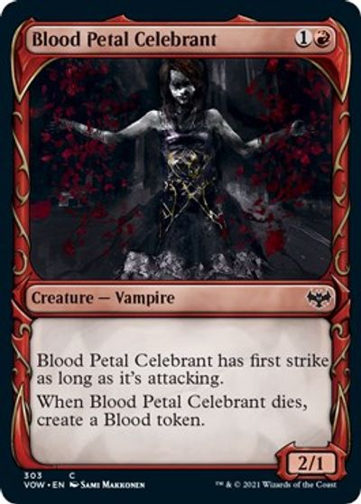 Blood Petal Celebrant (Showcase) card art