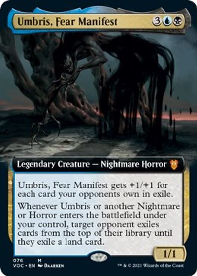 Umbris, Fear Manifest (Extended Art) card art