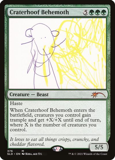 Craterhoof Behemoth (376) card art