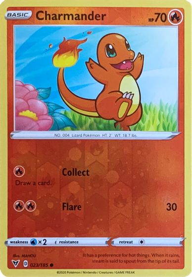 Charmander - 023/185 (Reverse Cosmos Holo) card art