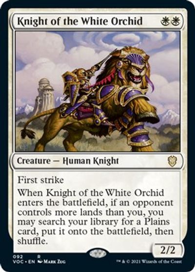 Knight of the White Orchid card art