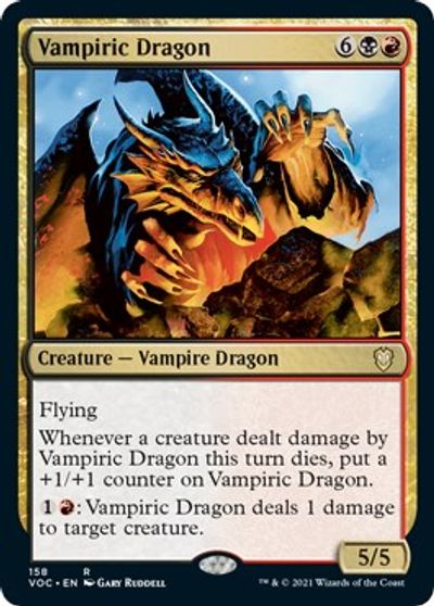 Vampiric Dragon card art