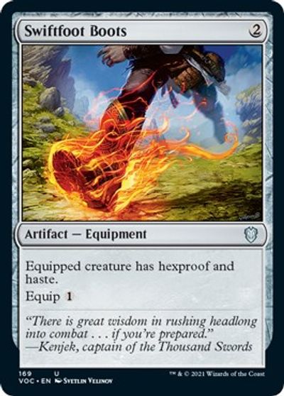 Swiftfoot Boots card art