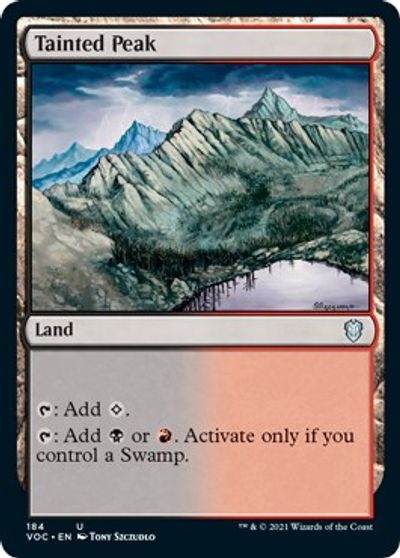Tainted Peak card art