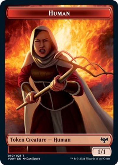 Human Token (010) card art