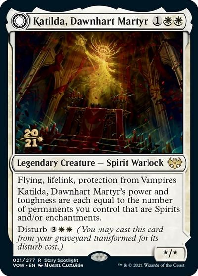 Katilda, Dawnhart Martyr card art