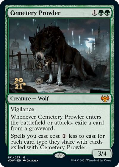 Cemetery Prowler card art