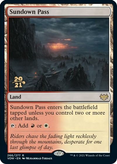 Sundown Pass card art